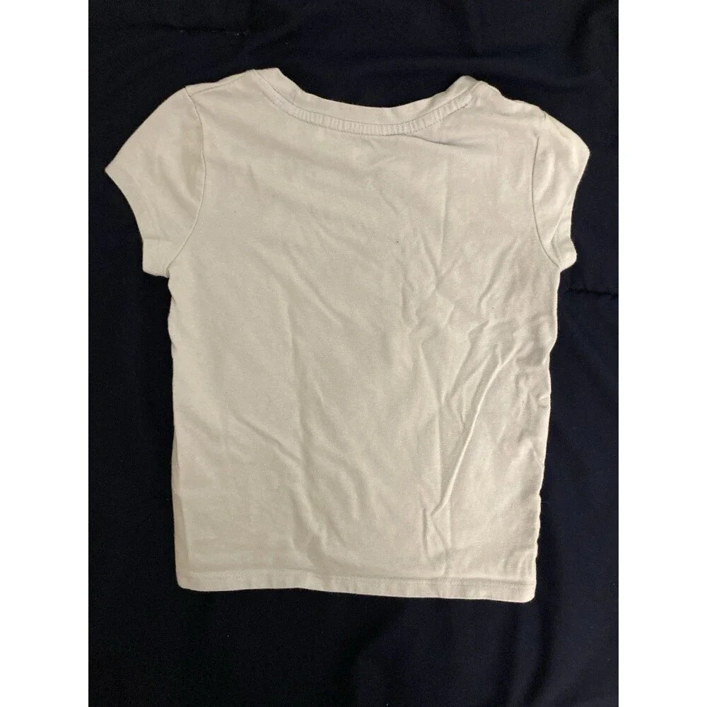4T Cat & Jack girl clothes - 1 piece T shirt | solid ice cream & summer theme